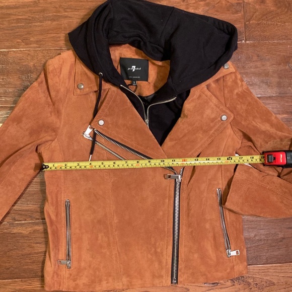 NWT 7 for all mankind - 100% Suede Jacket. - Picture 7 of 8